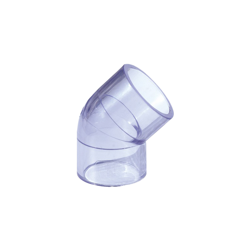 PVC Clear 45°Elbow