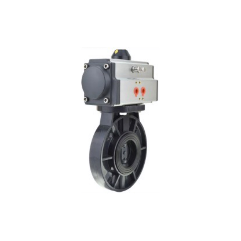 UPVC Pneumatic Butterfly Valves